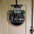 Wooden Welcome Door Wreath Hanging Sign, 30 cm — WIMU Kitchen Nairobi