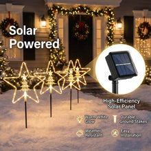 Solar Christmas Garden Pathway Lights – 4 Piece Set, 8 Modes — WIMU Kitchen Nairobi — Kenya · WIMU Kitchen