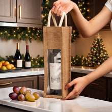Rustic Christmas Jute Rope Wine Bottle Gift Bag — WIMU Kitchen Nairobi — Kenya · WIMU Kitchen