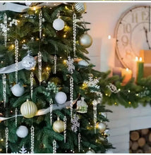 Set of 12 Crystal Clear Shatterproof Icicle Ornaments — WIMU Kitchen Nairobi — Kenya · WIMU Kitchen