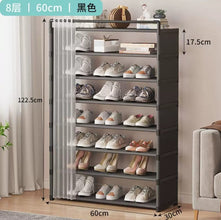 8-Tier Shoe Rack with Fabric Dustproof Cover – 123 x 60 x 30cm — WIMU Kitchen Nairobi — Kenya · WIMU Kitchen