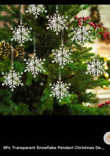 6-Piece Crystal Snowflake Christmas Ornaments — WIMU Kitchen Nairobi — Kenya · WIMU Kitchen