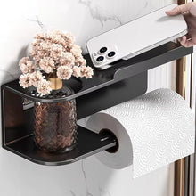 Wall-Mounted Toilet Paper Holder with Top Shelf for Plants & Fresheners — WIMU Kitchen Nairobi — Kenya · WIMU Kitchen