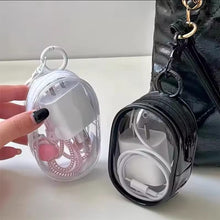 Mini Clear Zipper Keychain Pouch – Earphone & Toy Organiser — WIMU Kitchen Nairobi — Kenya · WIMU Kitchen