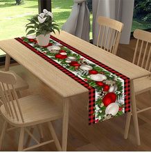 Christmas Linen Table Runner 33 x 185 cm – Merry Christmas Décor — WIMU Kitchen Nairobi — Kenya · WIMU Kitchen