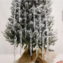 Set of 12 Crystal Clear Shatterproof Icicle Ornaments — WIMU Kitchen Nairobi — Kenya · WIMU Kitchen