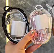 Mini Clear Zipper Keychain Pouch – Earphone & Toy Organiser — WIMU Kitchen Nairobi — Kenya · WIMU Kitchen