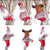 3D Christmas Curtain Buckles – Santa, Snowman & Reindeer — WIMU Kitchen Nairobi