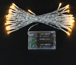 Battery-Operated 20 m Christmas LED Lights – Warm White — WIMU Kitchen Nairobi — Kenya · WIMU Kitchen