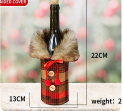 Christmas Wine Bottle Cover – Red or Brown — WIMU Kitchen Nairobi — Kenya · WIMU Kitchen