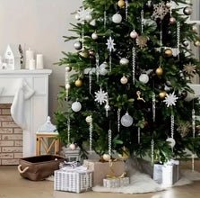 Set of 12 Crystal Clear Shatterproof Icicle Ornaments — WIMU Kitchen Nairobi — Kenya · WIMU Kitchen