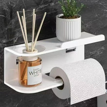Wall-Mounted Toilet Paper Holder with Top Shelf for Plants & Fresheners — WIMU Kitchen Nairobi — Kenya · WIMU Kitchen