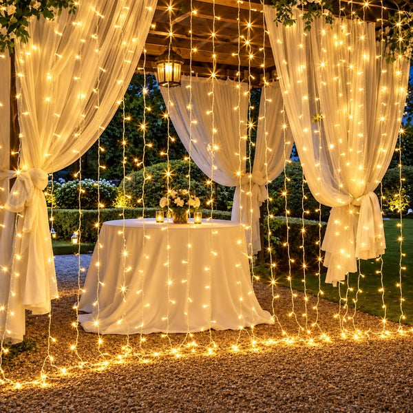 300 LED Window Curtain Lights 3 x 3 m – Warm White, Connectable — WIMU Kitchen Nairobi — Kenya · WIMU Kitchen Nairobi