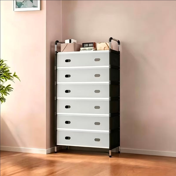 7-Tier Shoe Rack with Clear See-Through Cover – Black — WIMU Kitchen Nairobi — Kenya · WIMU Kitchen Nairobi