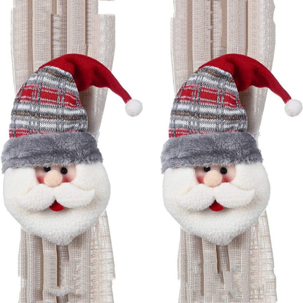 Santa, Snowman & Reindeer Christmas Curtain Tiebacks — WIMU Kitchen Nairobi — Kenya · WIMU Kitchen Nairobi