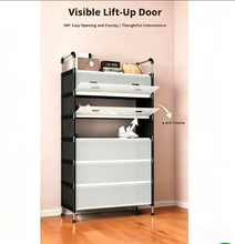 7-Tier Shoe Rack with Clear See-Through Cover – Black — WIMU Kitchen Nairobi — Kenya · WIMU Kitchen