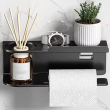Wall-Mounted Toilet Paper Holder with Top Shelf for Plants & Fresheners — WIMU Kitchen Nairobi — Kenya · WIMU Kitchen