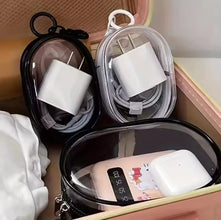 Mini Clear Zipper Keychain Pouch – Earphone & Toy Organiser — WIMU Kitchen Nairobi — Kenya · WIMU Kitchen