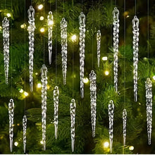 Set of 12 Crystal Clear Shatterproof Icicle Ornaments — WIMU Kitchen Nairobi — Kenya · WIMU Kitchen