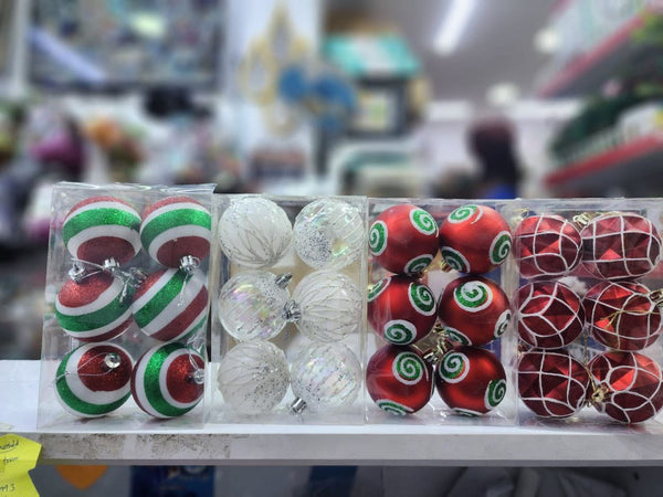 6pc Coloured Christmas Balls, 6cm — WIMU Kitchen Nairobi — Kenya · WIMU Kitchen Nairobi