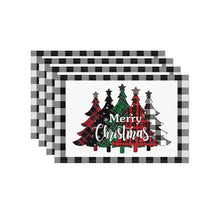 Plaid Christmas Placemats – Rectangular 28 x 44cm, Set of 2 — WIMU Kitchen Nairobi — Kenya · WIMU Kitchen