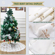 Christmas Tree Skirt – 90cm, Gold or Silver Print — WIMU Kitchen Nairobi — Kenya · WIMU Kitchen