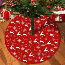 Snowflake Christmas Tree Skirt, 120cm, with Easy-Tie Closures — WIMU Kitchen Nairobi — Kenya · WIMU Kitchen