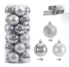 24pc Christmas Ball Set – 4cm, 6cm or 8cm in Red, Gold or Silver — WIMU Kitchen Nairobi — Kenya · WIMU Kitchen