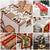 Linen Christmas Table Runner With 5 Table Mats, 33 x 183cm — WIMU Kitchen Nairobi