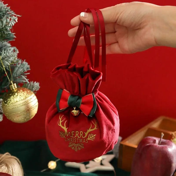 Christmas Velvet Drawstring Gift Bag – 15 x 12cm — WIMU Kitchen Nairobi — Kenya · WIMU Kitchen Nairobi