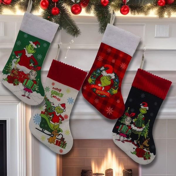 Christmas Stocking Decoration in Assorted Festive Prints — WIMU Kitchen Nairobi — Kenya · WIMU Kitchen Nairobi