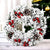 Snow-Flocked Front Door Christmas Wreath with Pine Cones, 32cm — WIMU Kitchen Nairobi