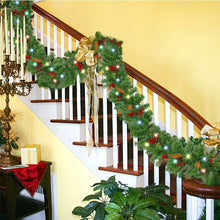 2.7m Christmas Garland with LED Lights, Pine Cones and Red Berries — WIMU Kitchen Nairobi — Kenya · WIMU Kitchen