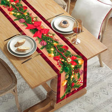 Linen Christmas Table Runner With 5 Table Mats, 33 x 183cm — WIMU Kitchen Nairobi — Kenya · WIMU Kitchen