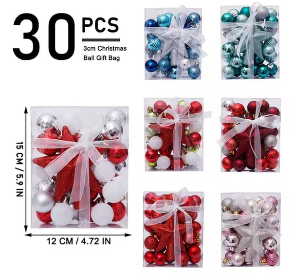 30pc Christmas Ball Set With Tree Topper Star — WIMU Kitchen Nairobi — Kenya · WIMU Kitchen Nairobi