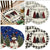 Plaid Christmas Placemats – Round 34cm, Set of 2 — WIMU Kitchen Nairobi