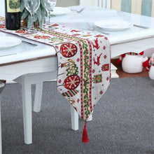 Christmas Table Runner With Tassels, 180 x 33cm Thick Fabric — WIMU Kitchen Nairobi — Kenya · WIMU Kitchen