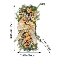 Battery LED Christmas Staircase Swag Wreath, 60 x 40cm — WIMU Kitchen Nairobi — Kenya · WIMU Kitchen