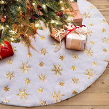 Christmas Tree Skirt – 90cm, Gold or Silver Print — WIMU Kitchen Nairobi — Kenya · WIMU Kitchen