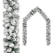 Snow Flocked Christmas Pine Garland, 2.7m — WIMU Kitchen Nairobi — Kenya · WIMU Kitchen