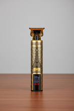 Digital Hair Clipper with LCD Display, T-Blade and Type-C Charging - Gold Metal Body — WIMU Kitchen Nairobi — Kenya · WIMU Kitchen
