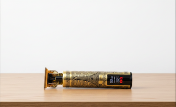 Digital Hair Clipper with LCD Display, T-Blade and Type-C Charging - Gold Metal Body — WIMU Kitchen Nairobi — Kenya · WIMU Kitchen