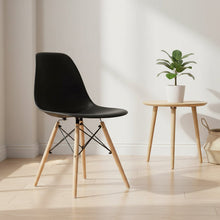 Eames-Style Molded Plastic Dining Chair with Wooden Base (view 3) — Kenya · WIMU Kitchen