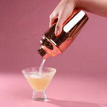 Rose Gold Cocktail Shaker – Stainless Steel, 550ml & 775ml (view 2) — Kenya · WIMU Kitchen