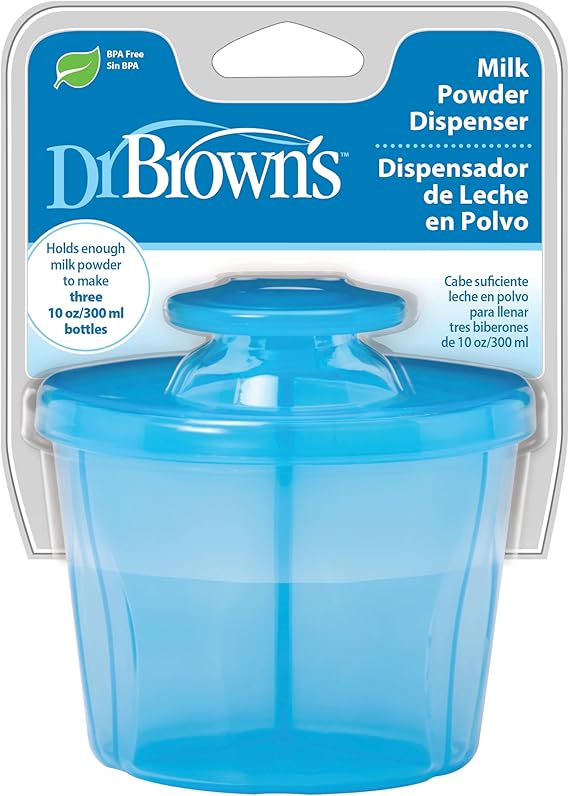 Dr. Brown’s Milk Powder Dispenser Blue – Portable Baby Formula Container with 3 Compartments, Easy-Pour Spout, Travel & Night Feeding Solution — Kenya · WIMU Kitchen Nairobi