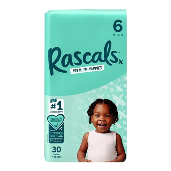 Rascals Premium Adhesive Junior Kids Nappy Diapers Size 6 (15-20kg) - 30 Pieces — Kenya · WIMU Kitchen Nairobi