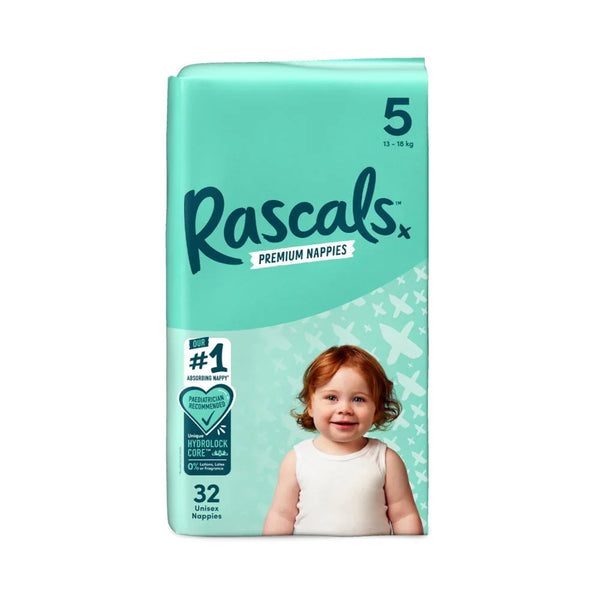 Rascals Premium  Adhesive Walker Kids Nappy Diapers Size 5 (13-18 Kgs) - 32 Pieces — Kenya · WIMU Kitchen Nairobi