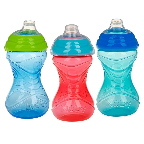Nuby No-Spill Soft Spout Sippy Cup (10oz/300ml) – Leak-Proof Silicone Spout Trainer Cup for Babies 6+ Months, Easy Grip, Dishwasher Safe — Kenya · WIMU Kitchen Nairobi
