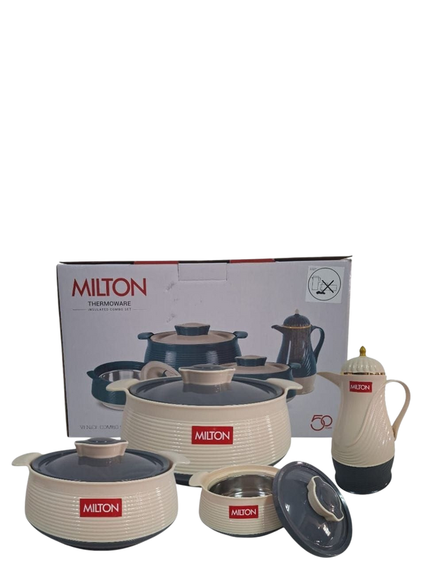 Redberry Premium Range Plastic Designer Hotpot Milton Venice Combo Set 4 Pcs – 1000/1500/2500ml + 1000ml Flask — Kenya · WIMU Kitchen Nairobi