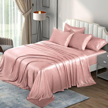 Luxury Silky Satin Silk Soft Fitted Bedsheets Bed Set- King Size — Kenya · WIMU Kitchen